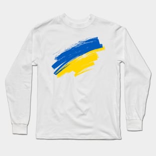 ABSRTACK FLAG UKRINE Long Sleeve T-Shirt